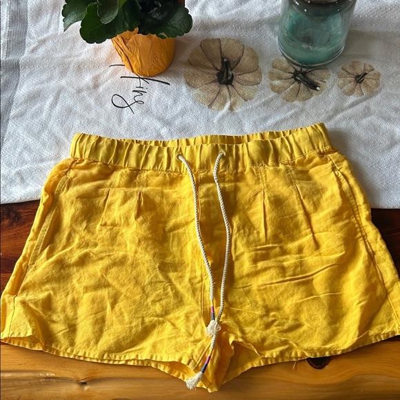 None Pants - Yellow Women's Shorts